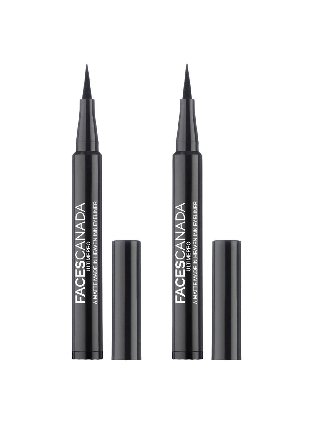 faces canada set of 2 ultime pro a matte made in heaven mini ink eyeliner - black