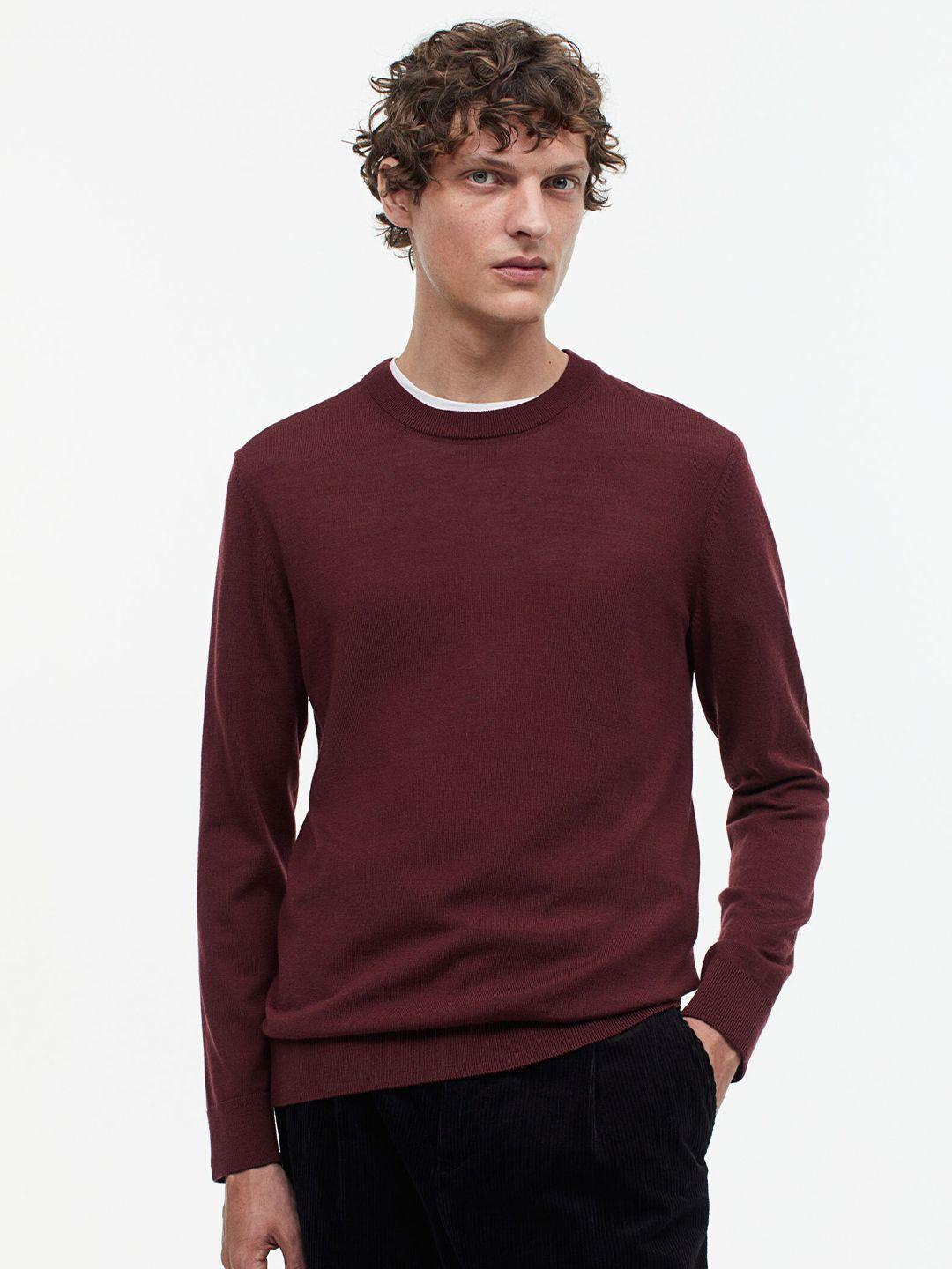 h&m slim-fit merino wool jumper