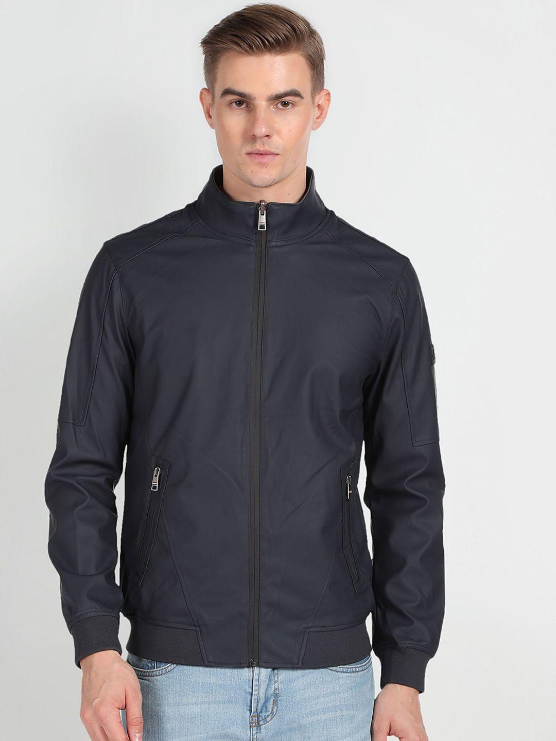 arrow sport mock collar bomber jacket