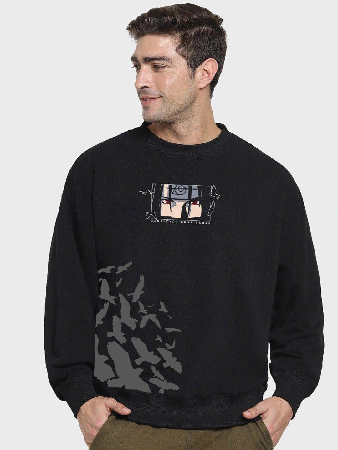 bewakoof graphic printed fleece sweatshirt