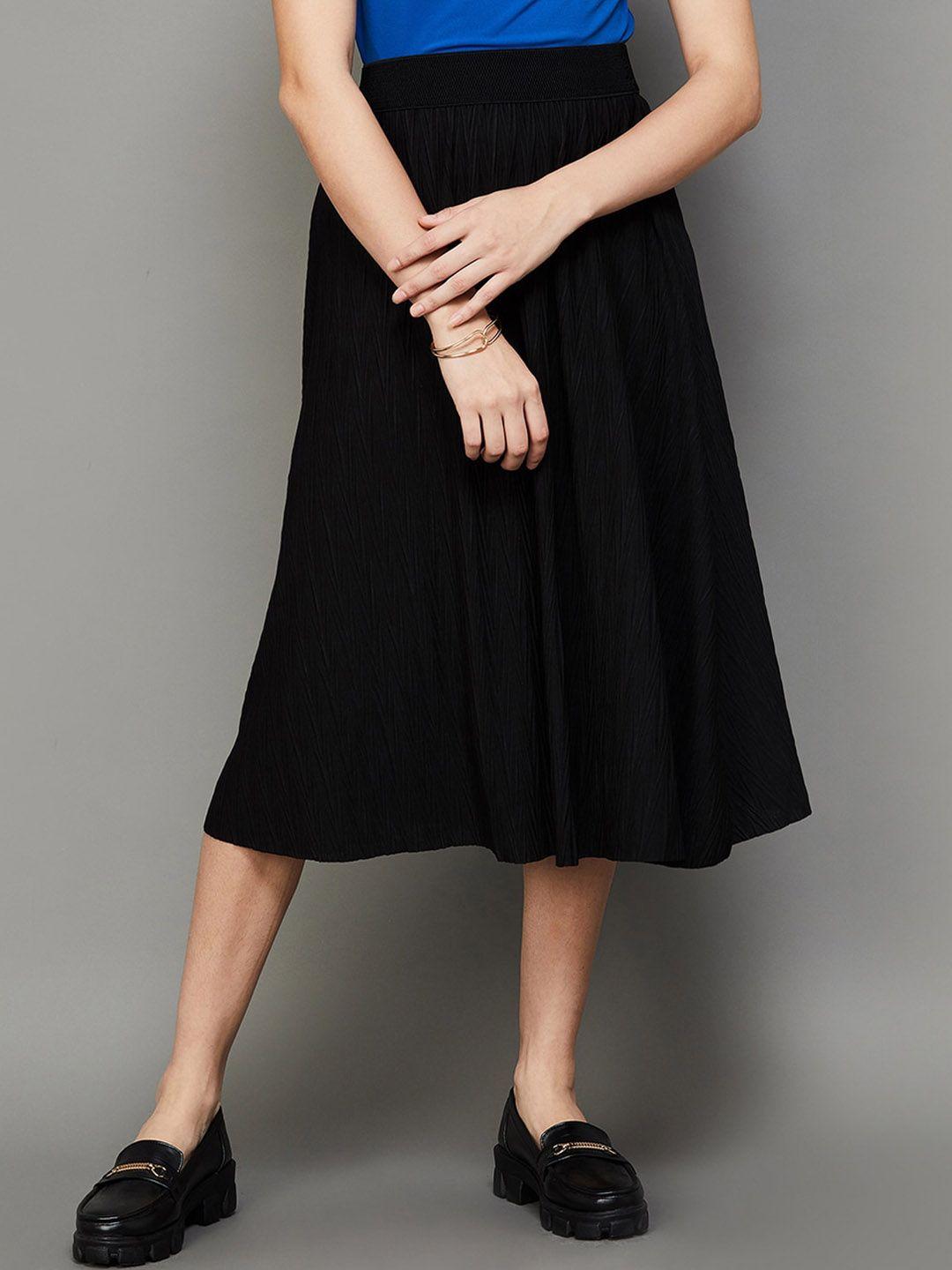 code by lifestyle knee length flared skirts