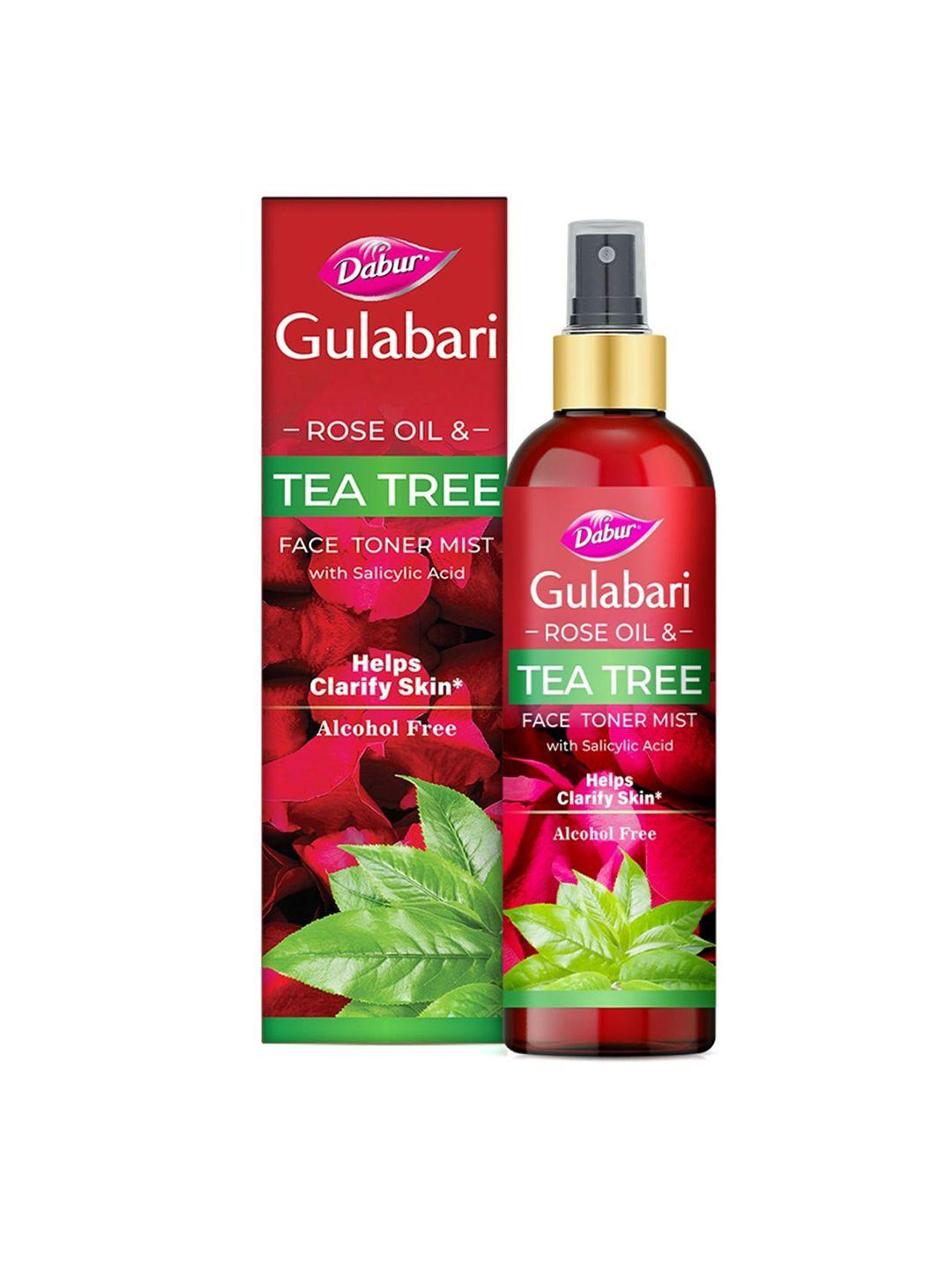 dabur rose oil & tea tree face toner mist - 100 ml