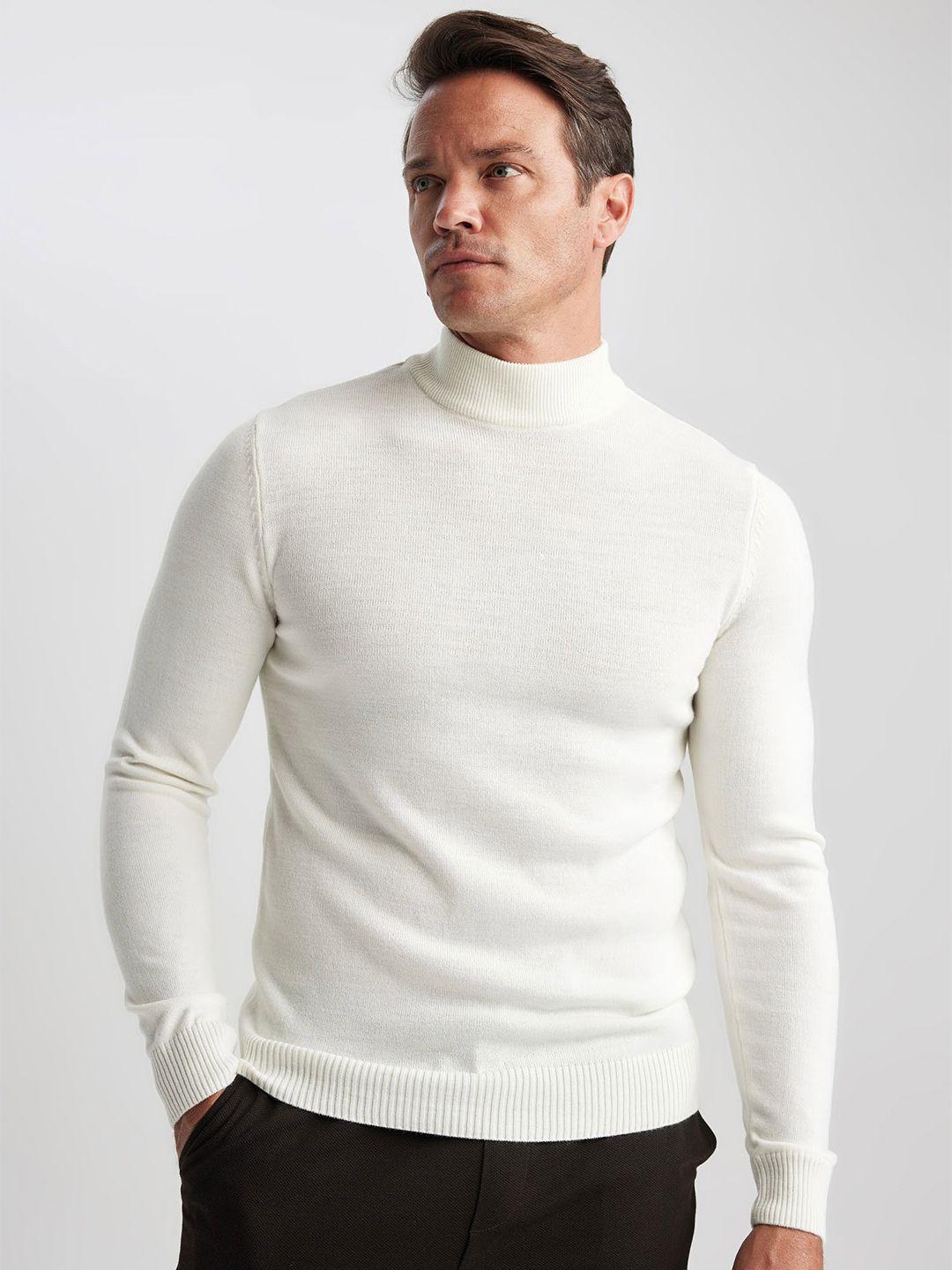 defacto men white pullover