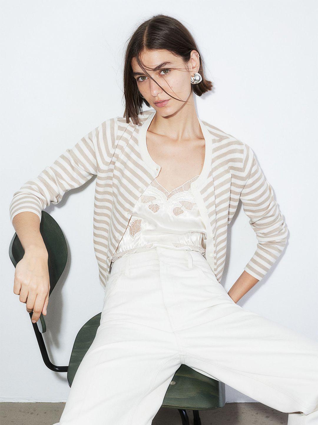 h&m women fine-knit cardigan