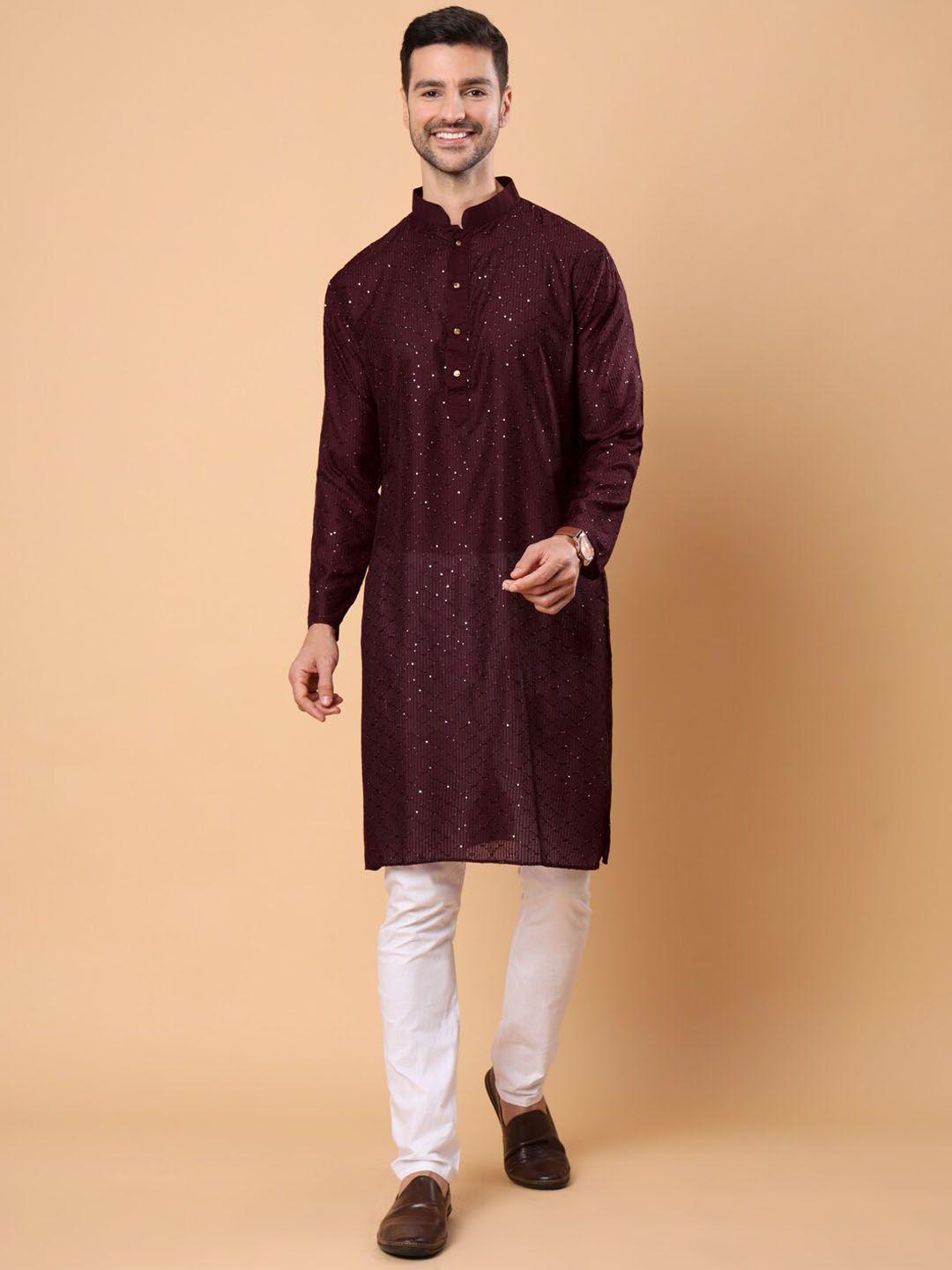 house of pataudi embellished a-line kurta