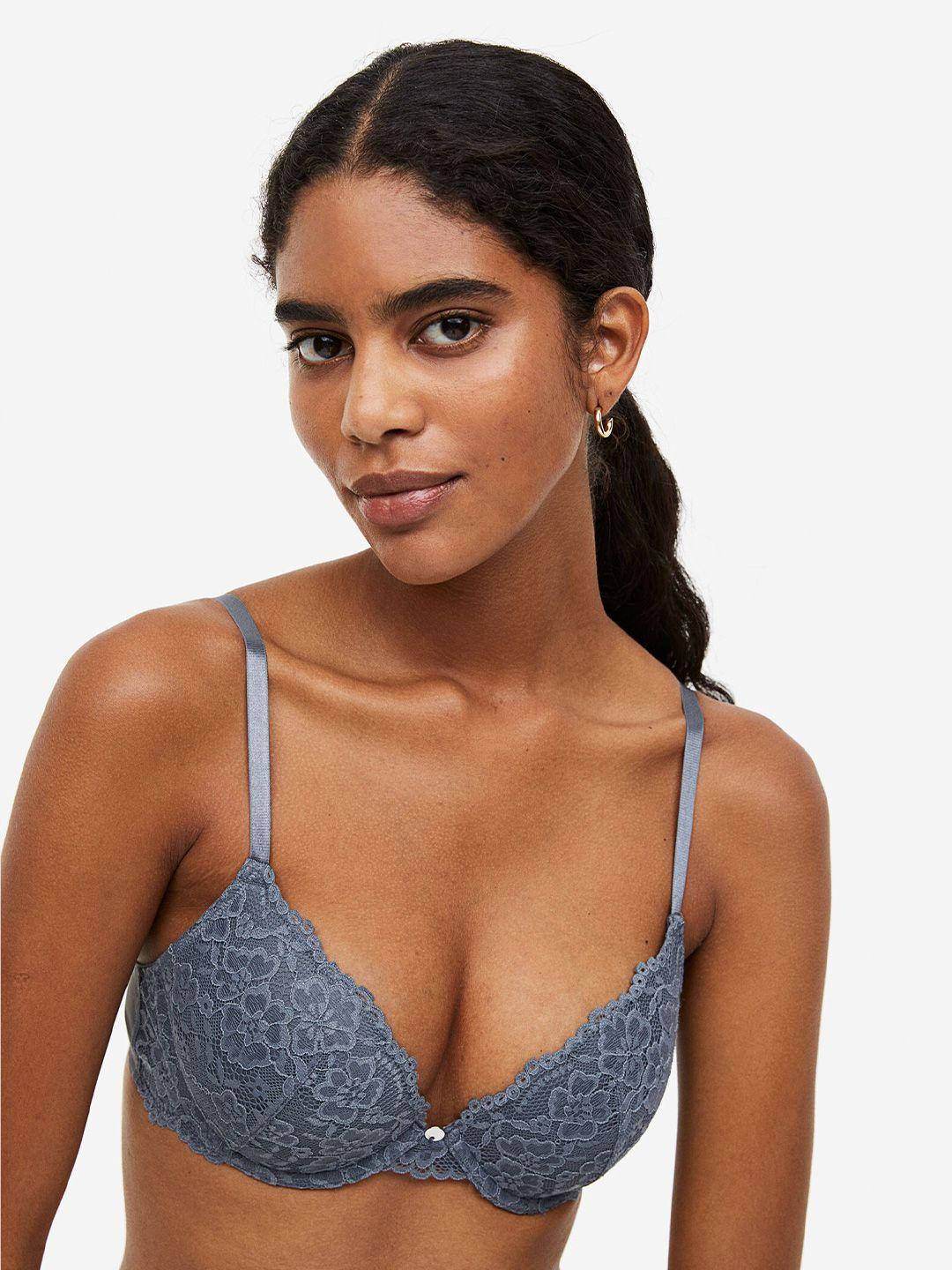 h&m lace push-up bra