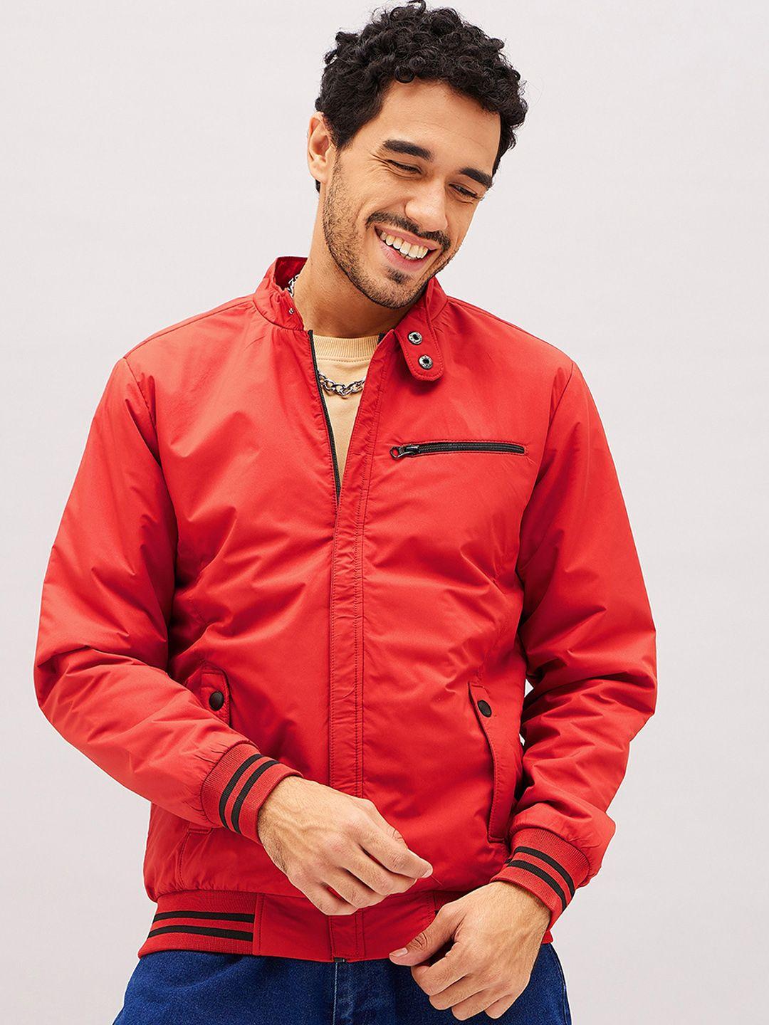 mascln sassafras mock collar bomber jacket