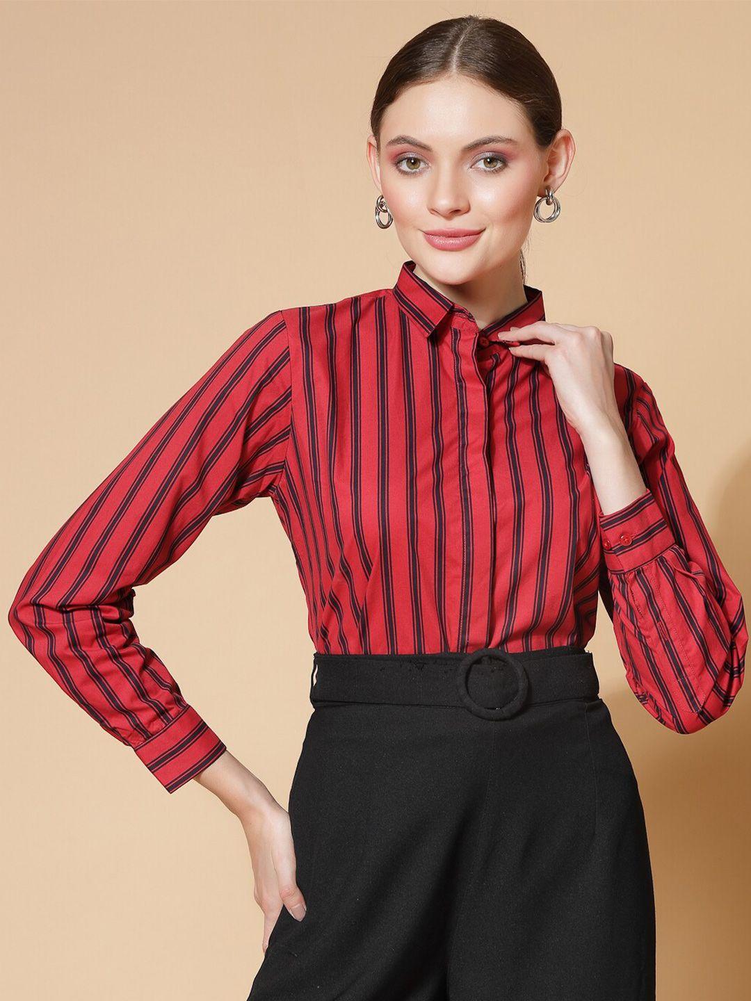 dressberry vertical striped formal shirt