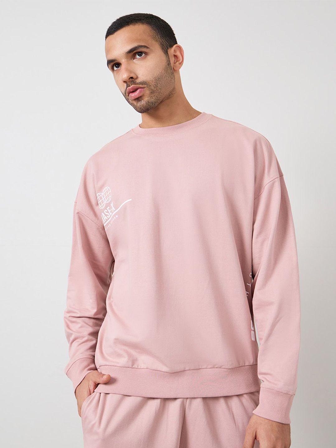 styli oversized fleece sweatshirt