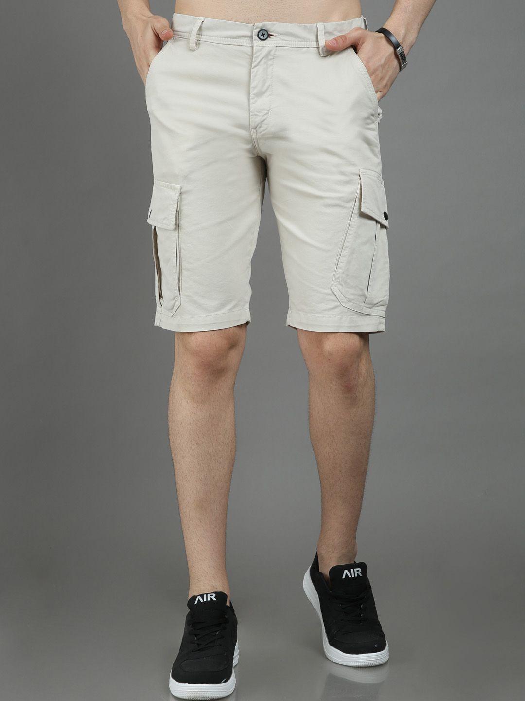 reslag men mid-rise cotton cargo shorts