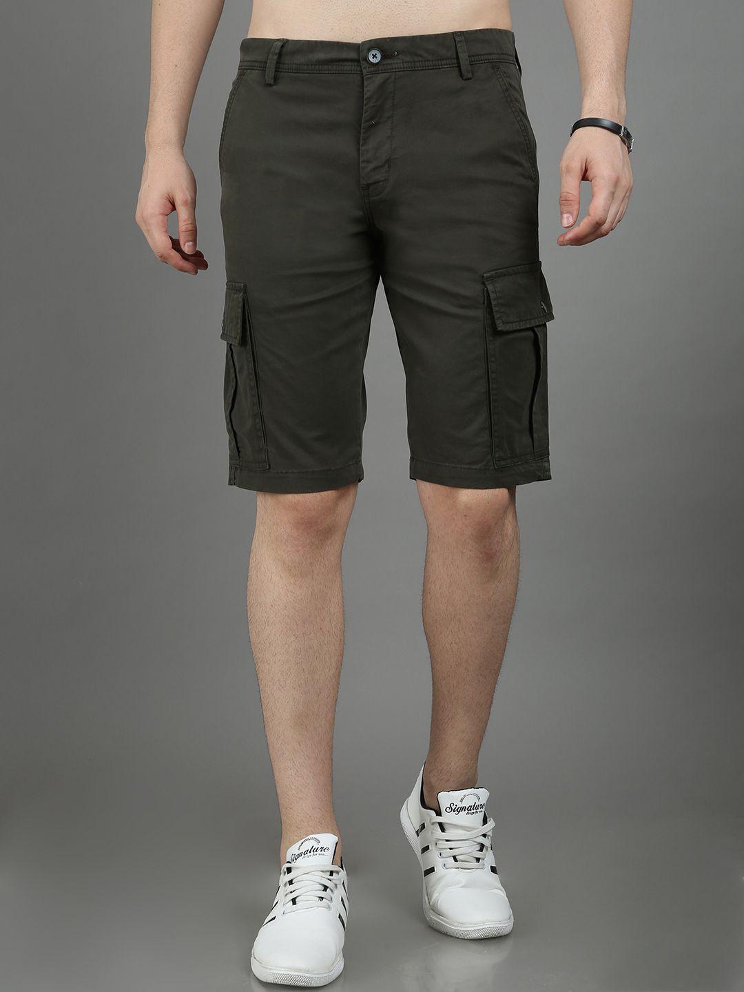 reslag men mid-rise cotton cargo shorts