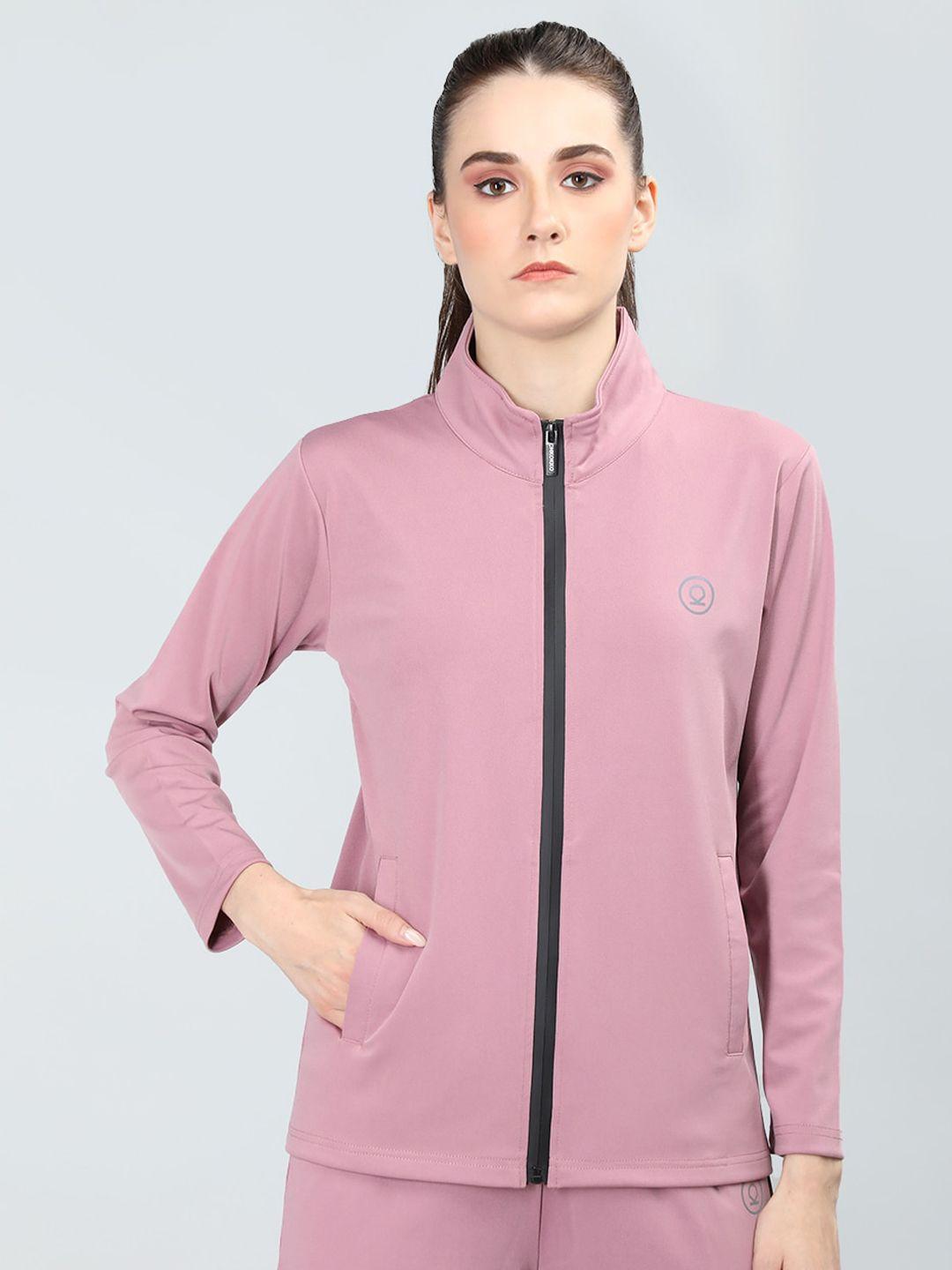 chkokko lightweight mock collar sporty jacket