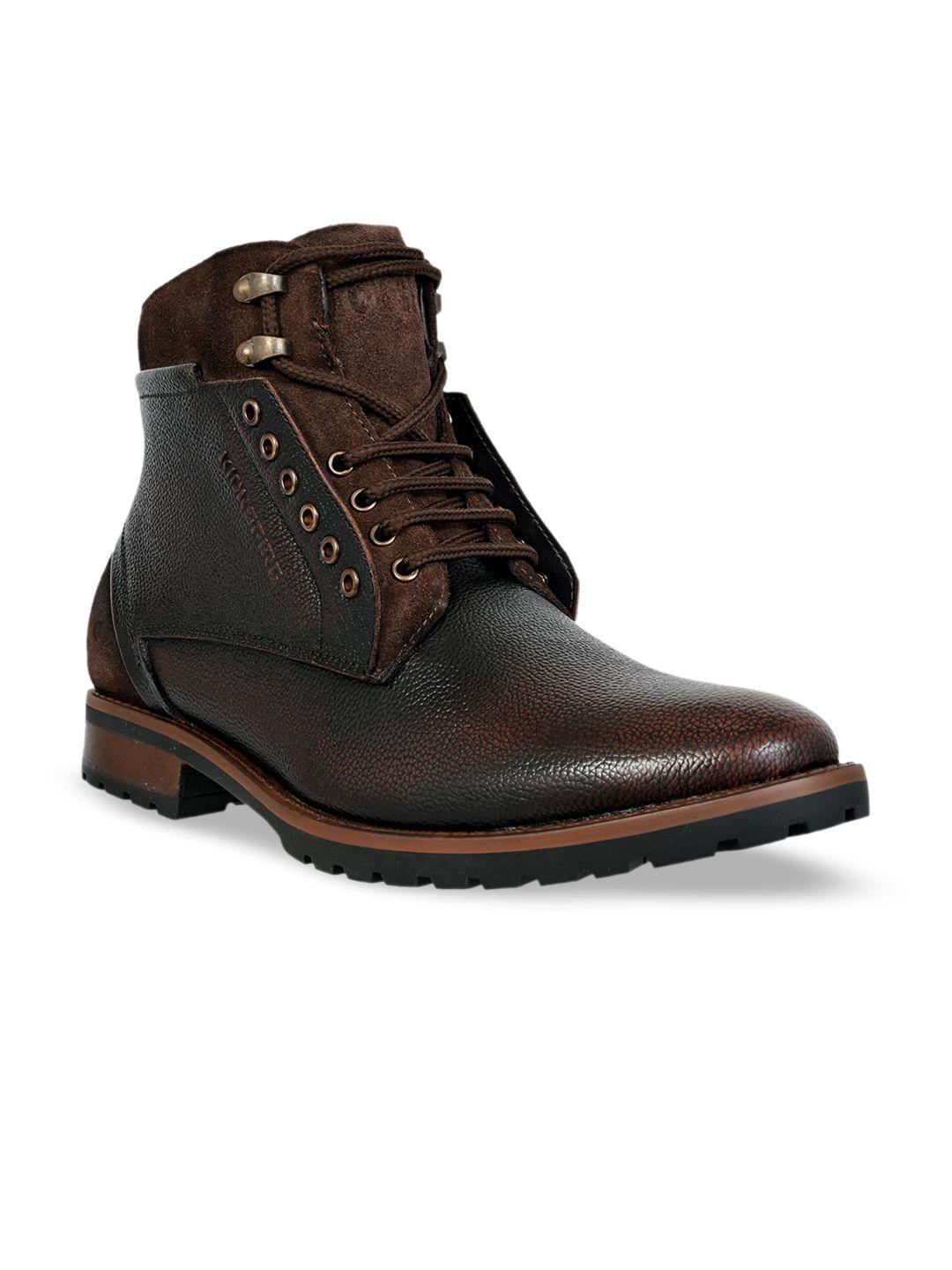 kicksfire men textured regular boots