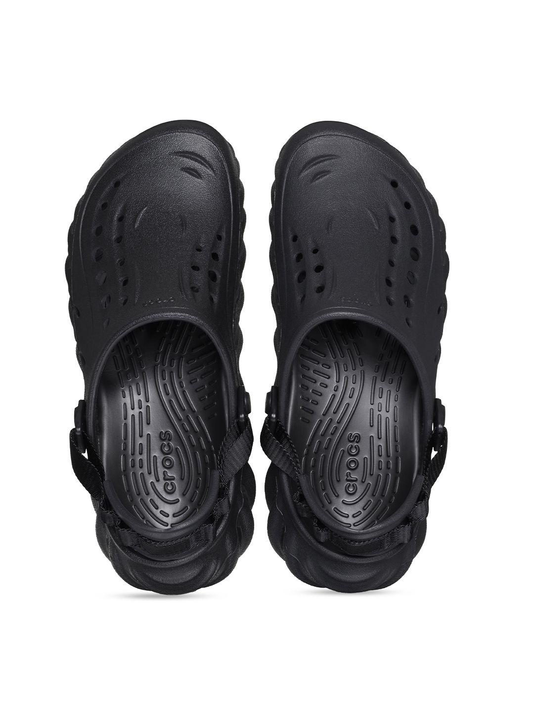 crocs unisex black croslite clogs