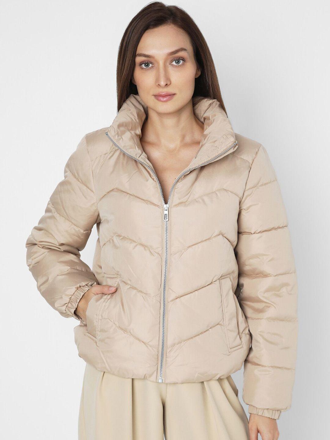 vero moda stand collar padded jacket