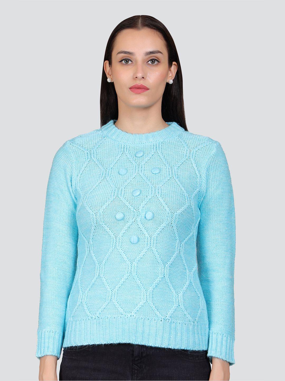 arshiya self design acrylic pullover sweater