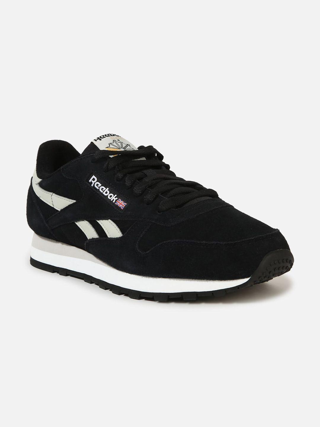 reebok men classic leather running shoes