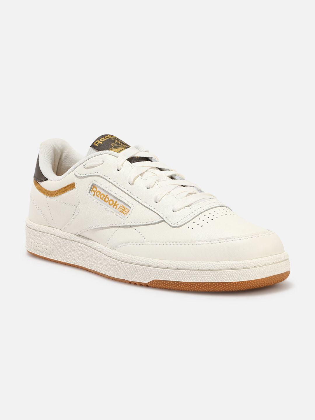 reebok men club c 85 classic leather shoes