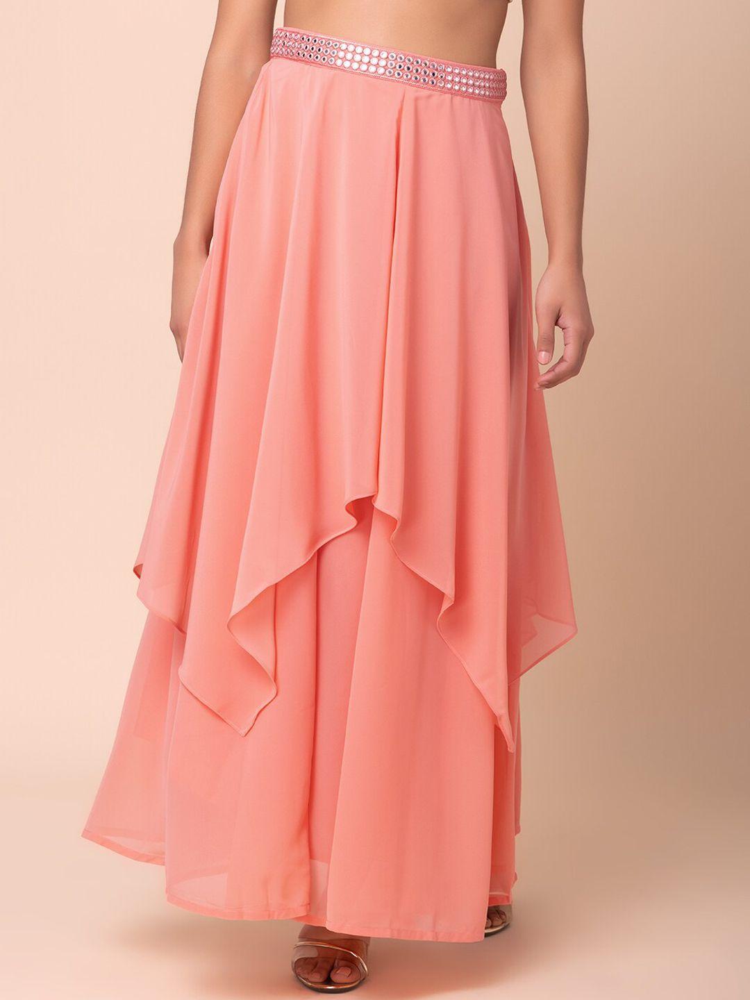 indya layered flared skirt