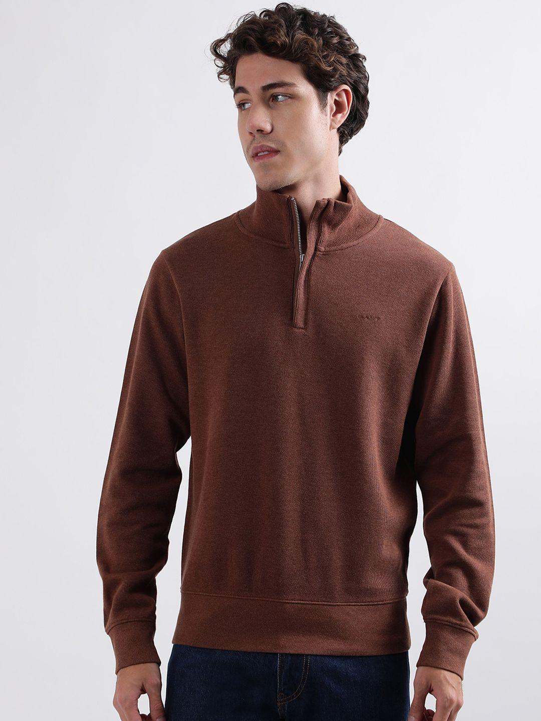 gant men brown sweatshirt