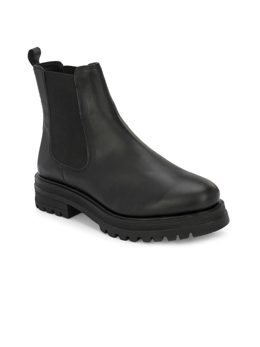 miseen women heeled mid-top chelsea boots