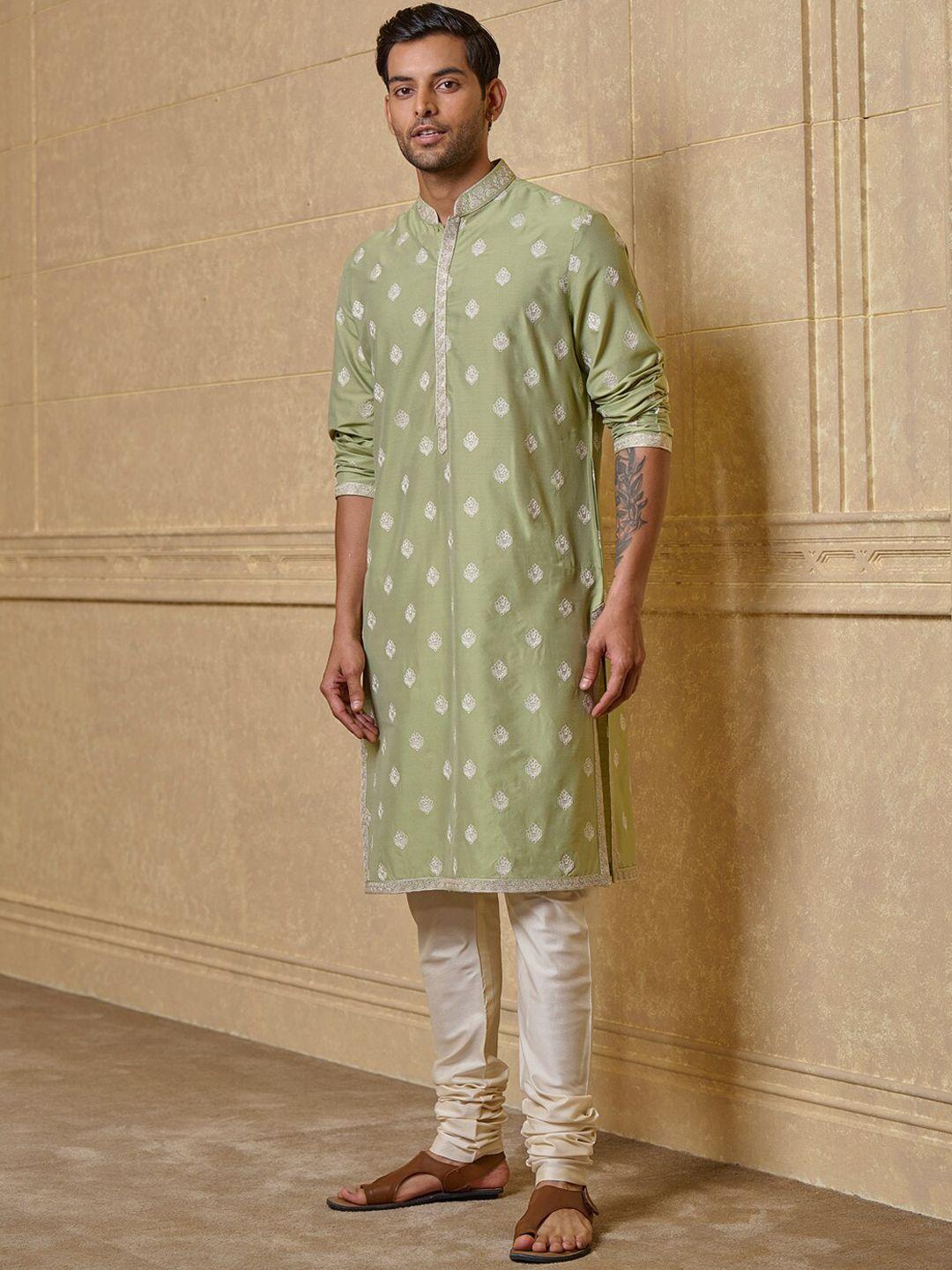 tasva ethnic motifs printed kurta with churidar