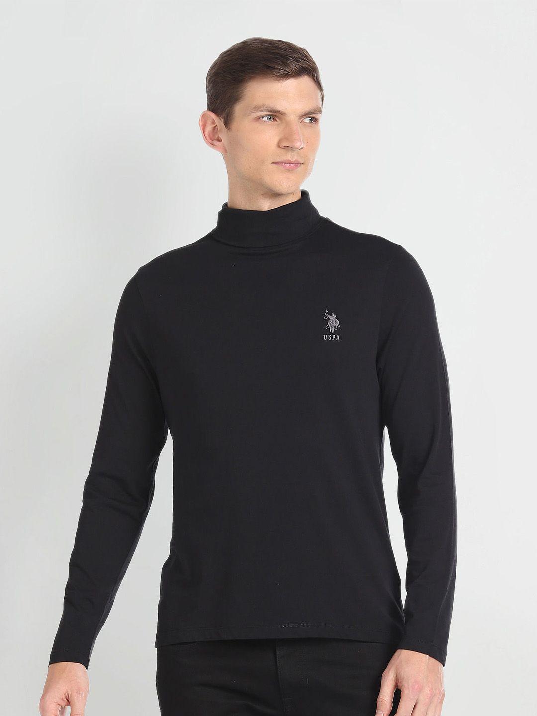 u.s. polo assn. denim co. turtle neck slim fit t-shirt