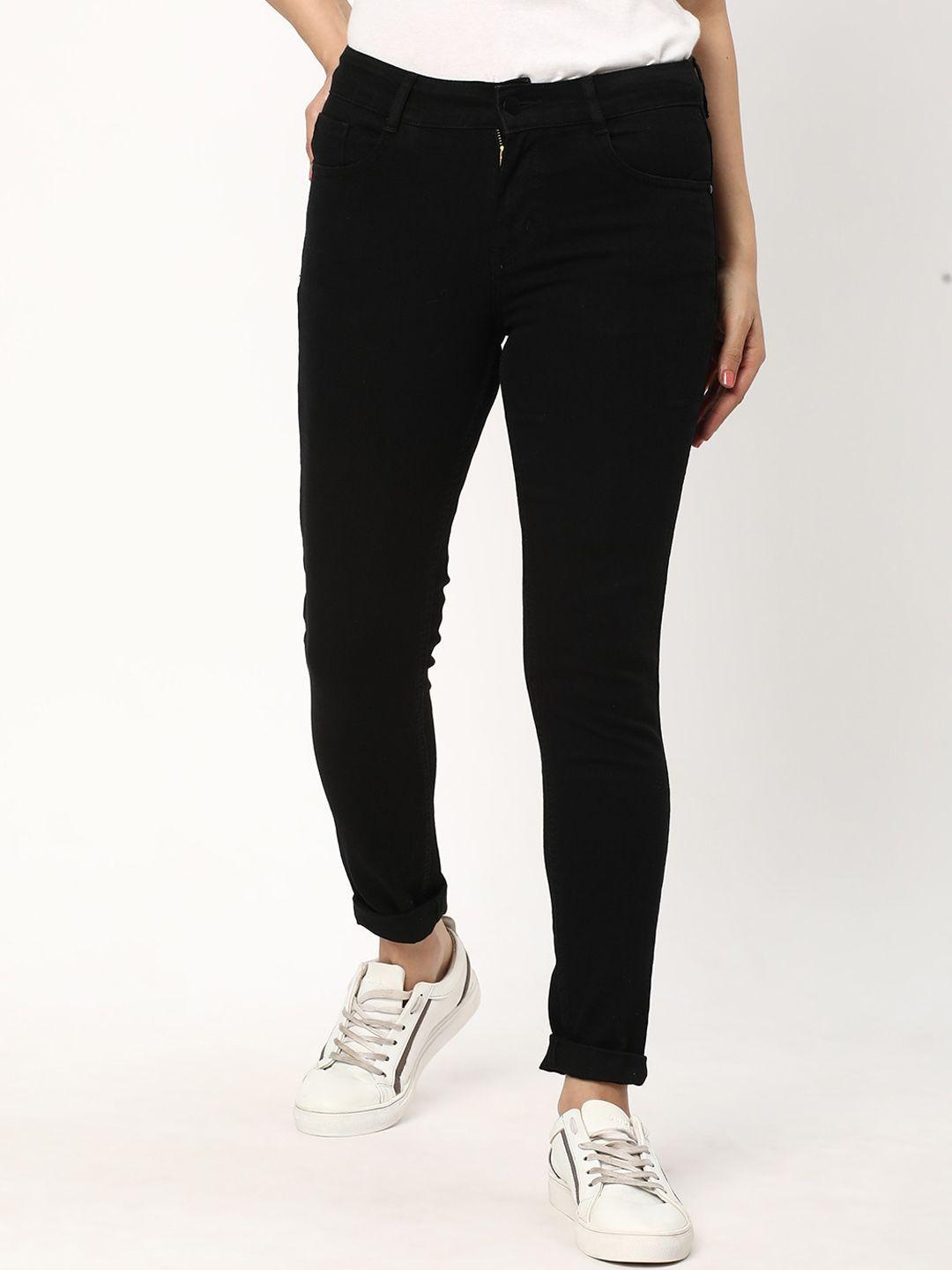 r&b women black skinny fit jeans