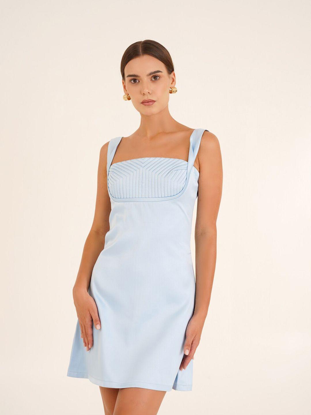 ipso facto shoulder straps a-line dress