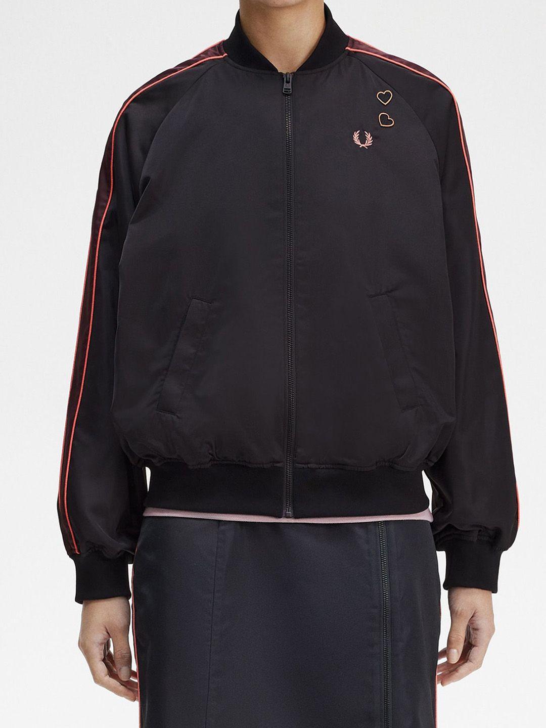 fred perry mock collar bomber jacket