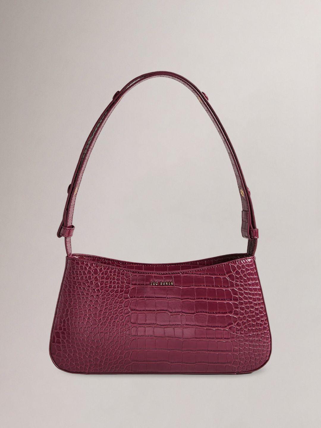 ted baker textured pu structured shoulder bag