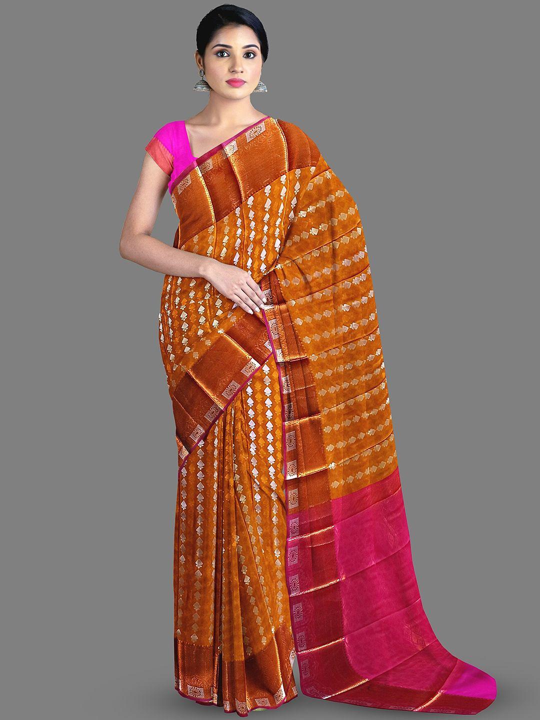 the chennai silks ethnic motifs woven design zari art silk saree