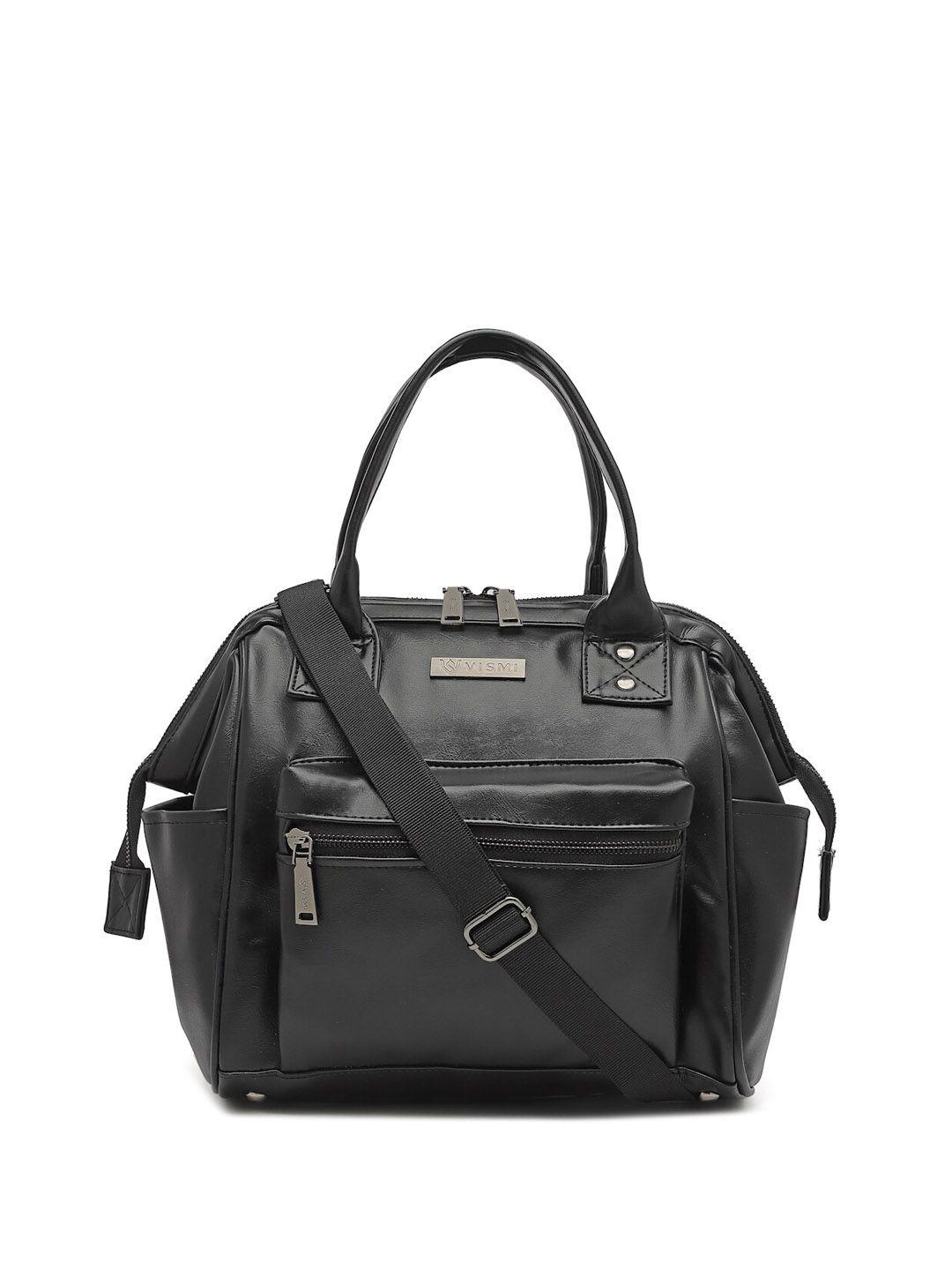 vismiintrend leather structured handheld bag