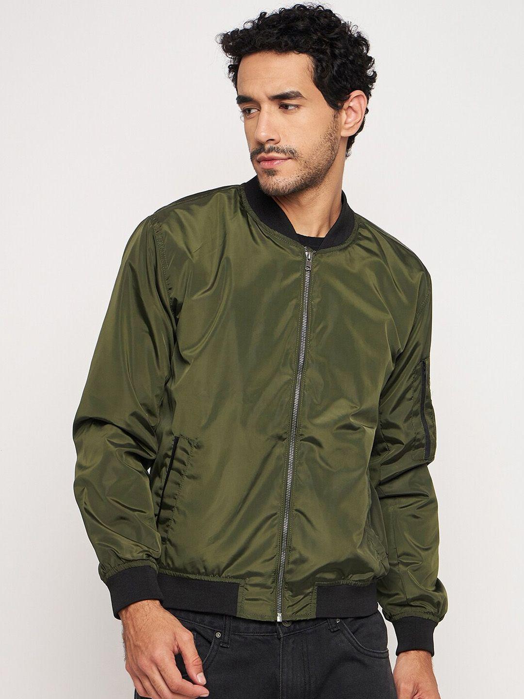 club york stand collar lightweight bomber jacket