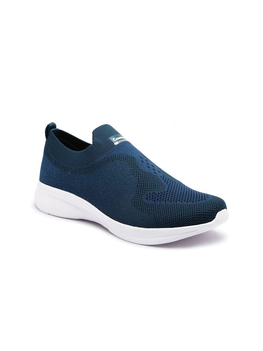 champs men textured mesh lightweight slip-on sneakers