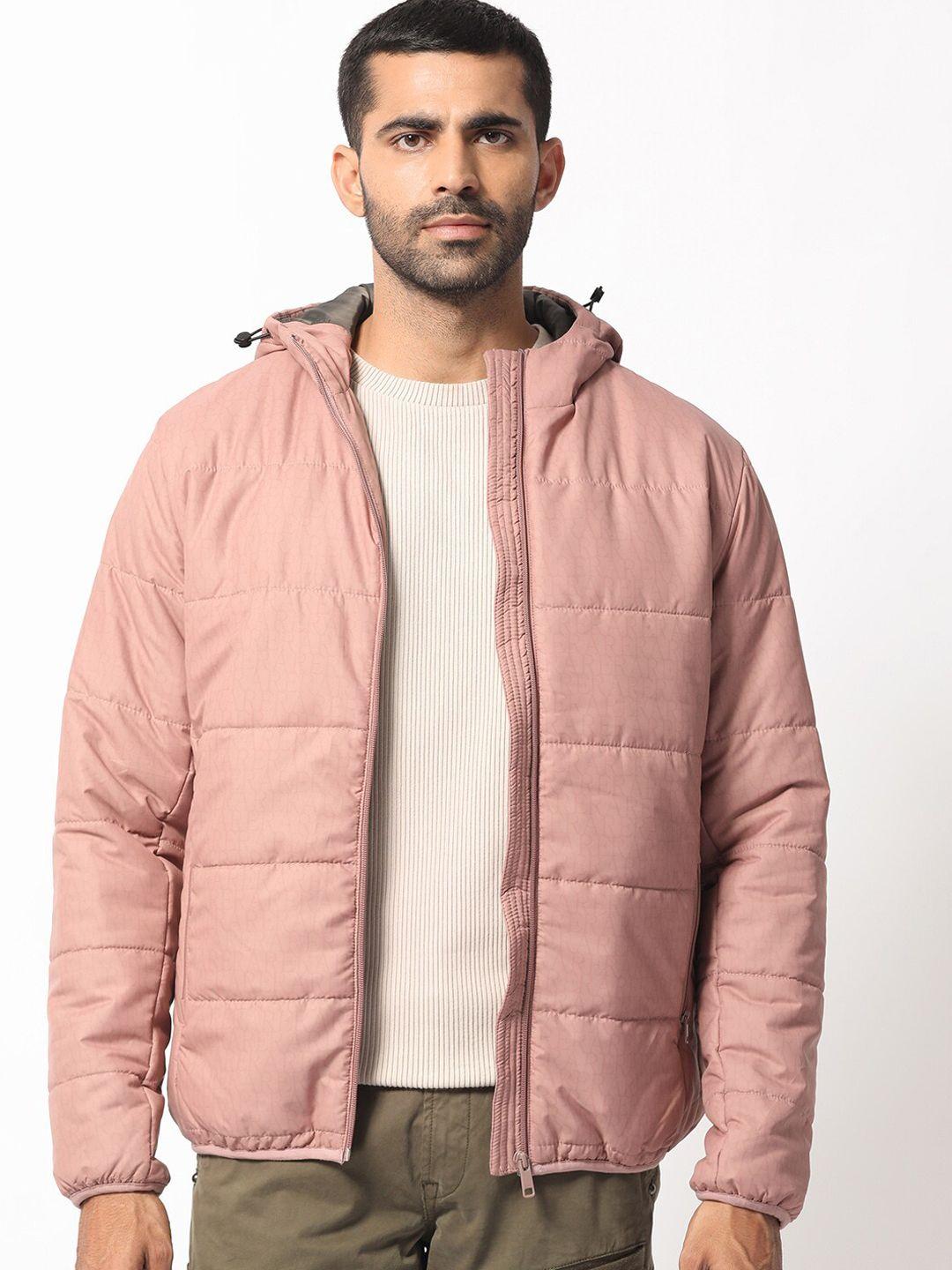 rare rabbit hooded padded jacket