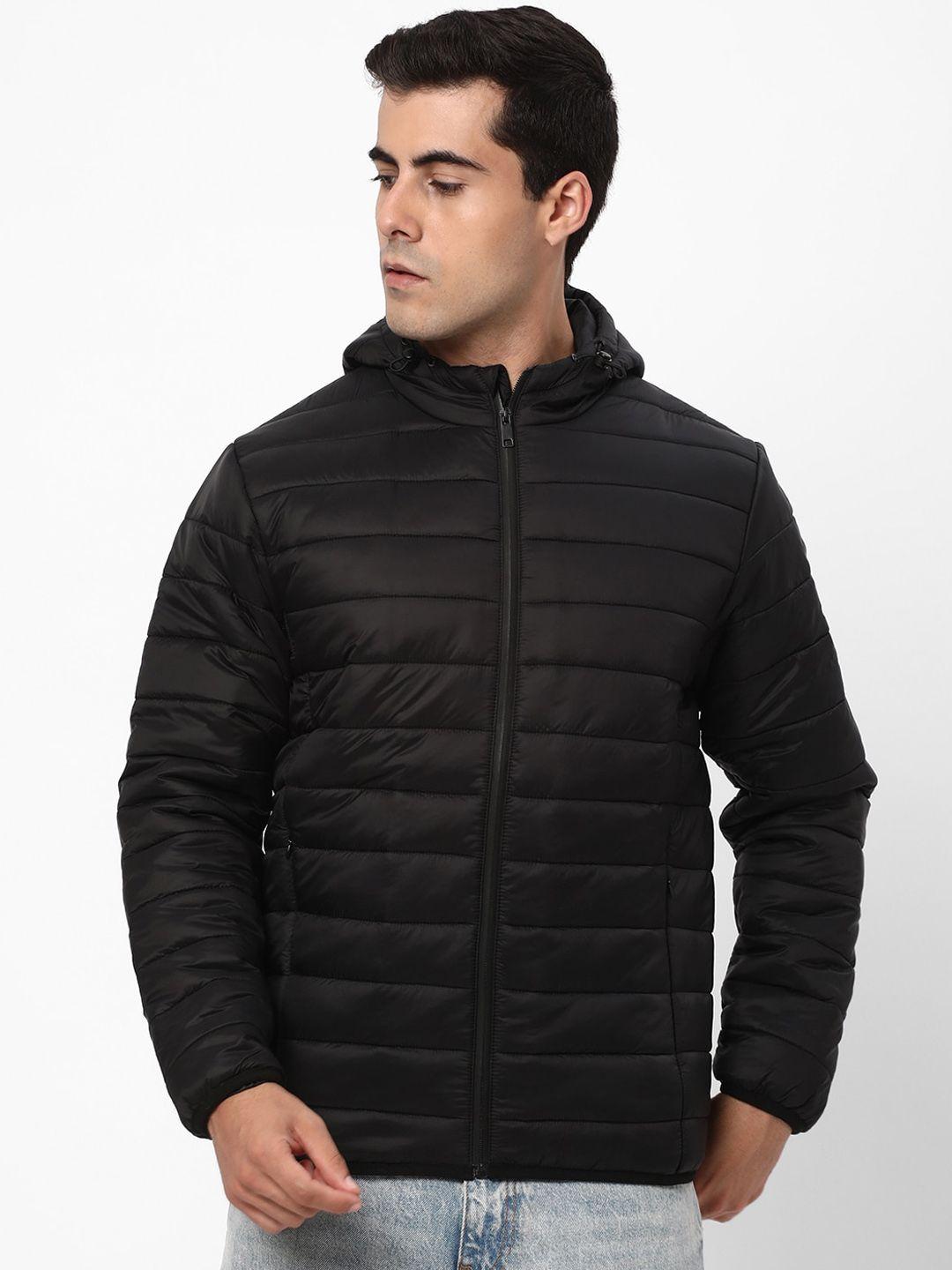 r&b hooded padded jacket