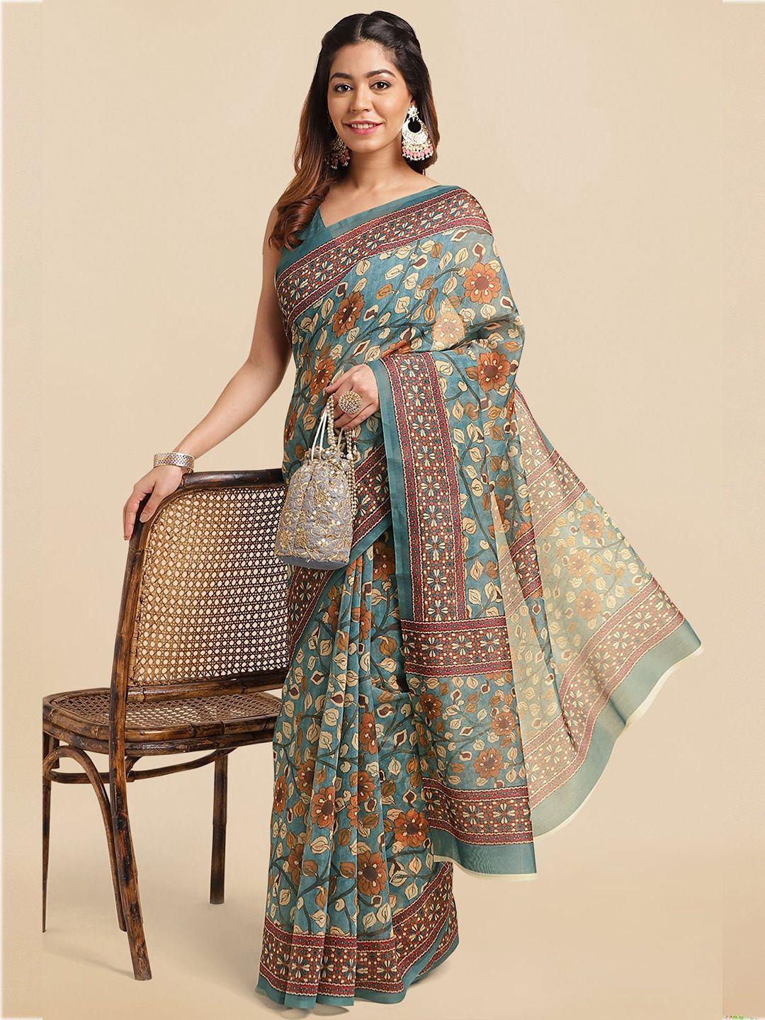 mirchi fashion ethnic motifs printed saree