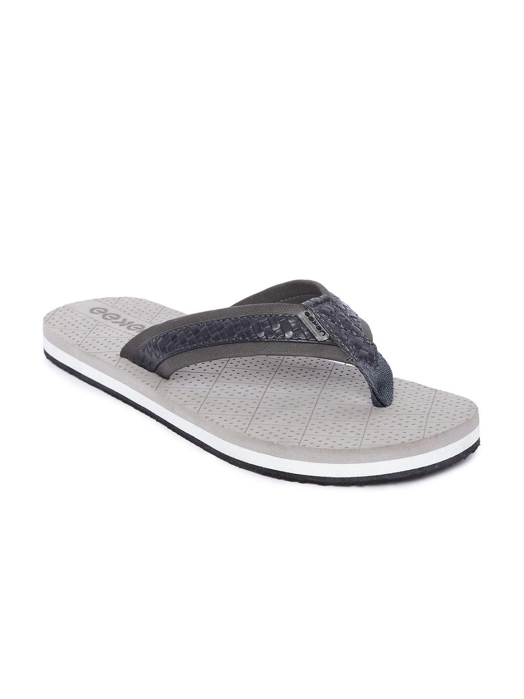 paragon men textured lightweight durable thong flip-flops