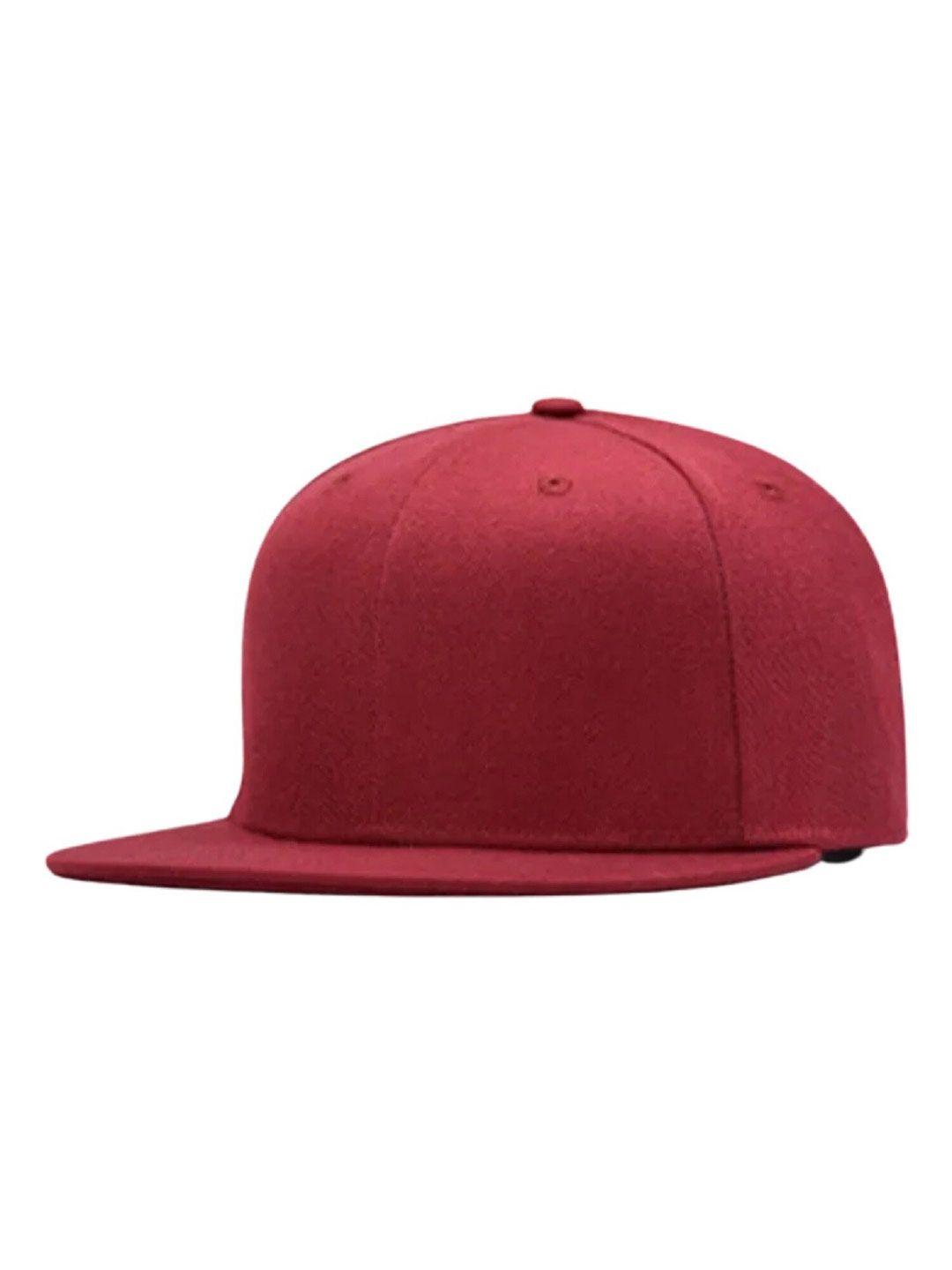 zacharias unisex maroon snapback cap