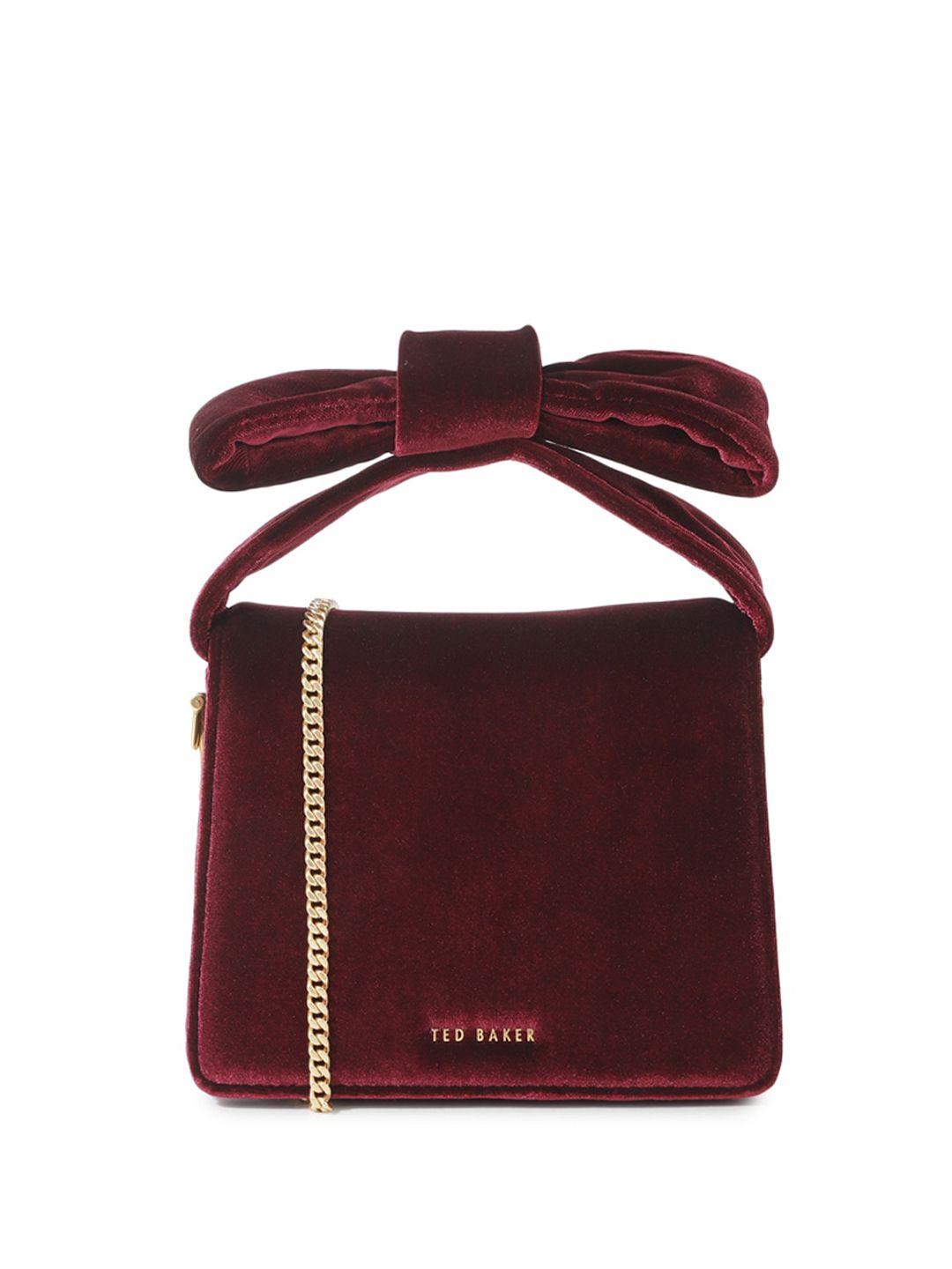 ted baker structured water resistant small sling bag