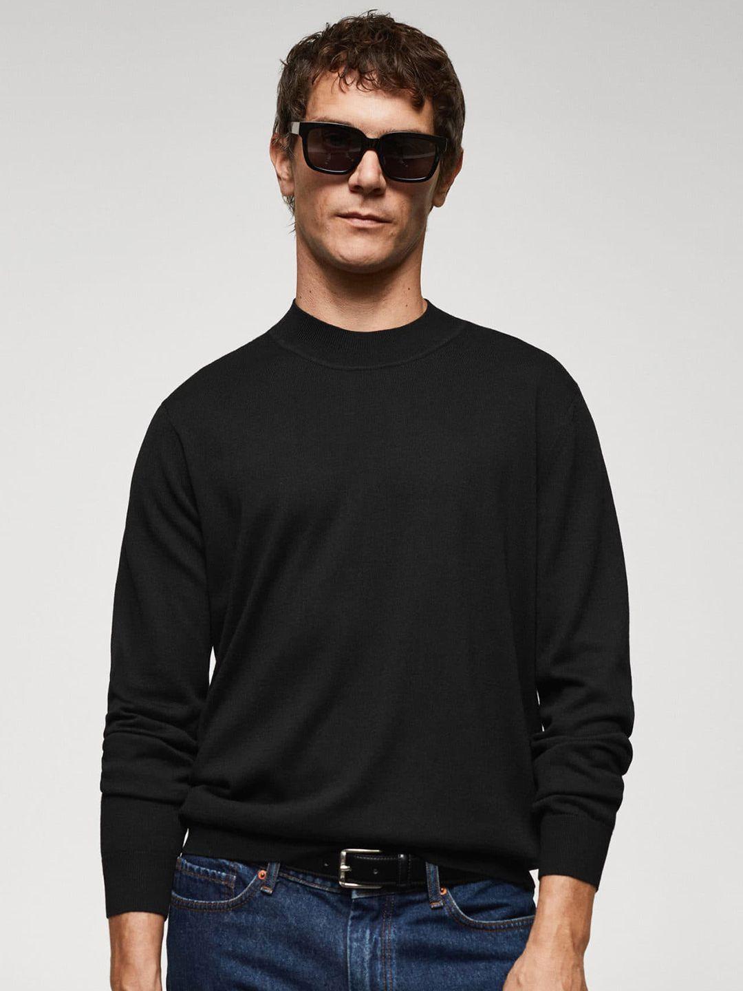 mango man drop-shoulder sleeves pullover