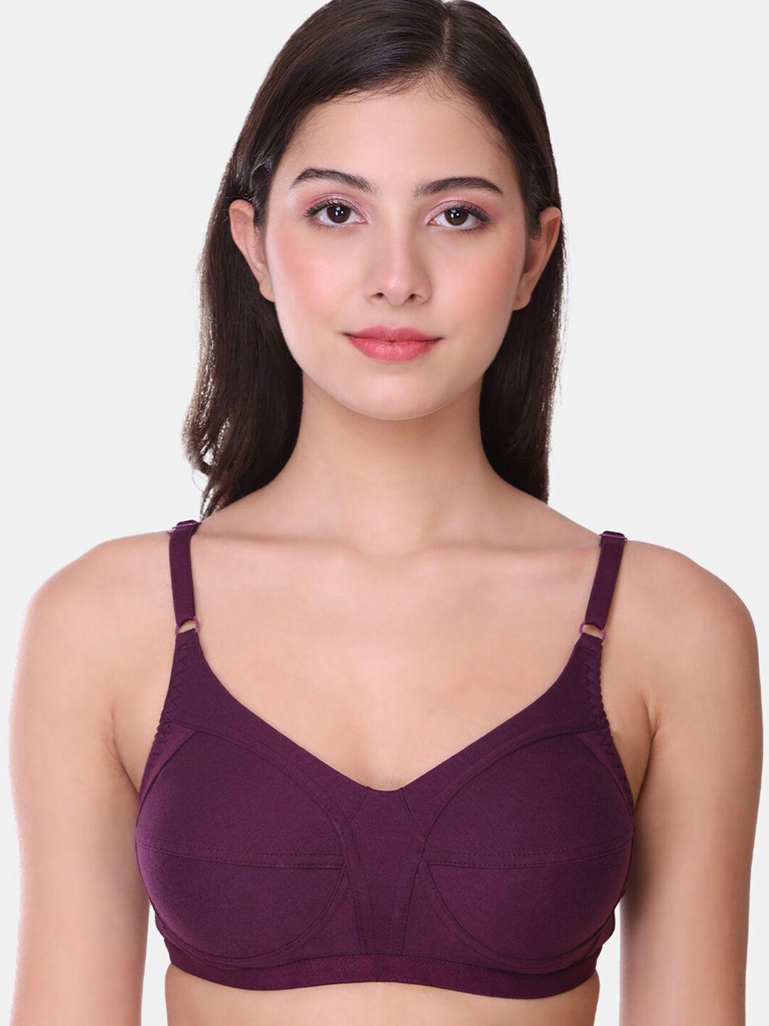 sona cut & sew full coverage non wired non padded cotton all day comfort everyday bra