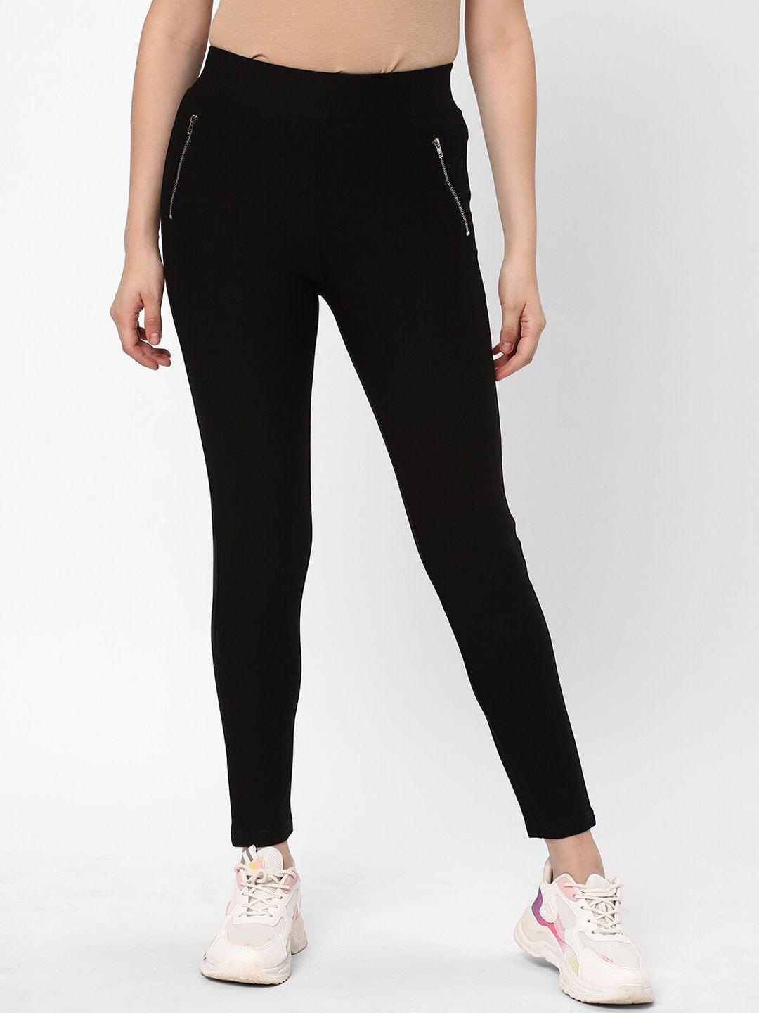 r&b women mid-rise skinny fit trousers