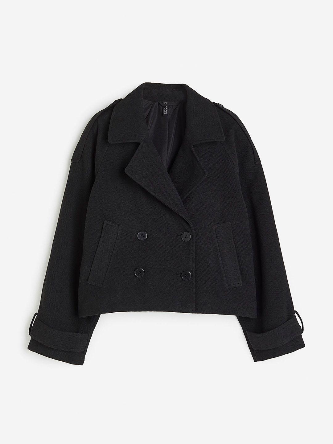 h&m double-breasted jacket