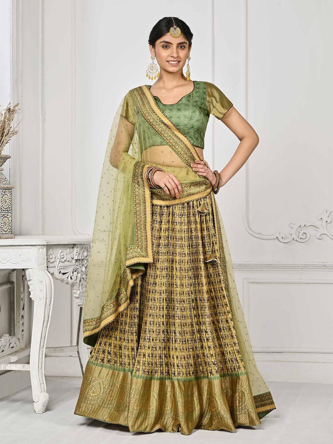 saptrangi printed ready to wear lehenga choli with dupatta