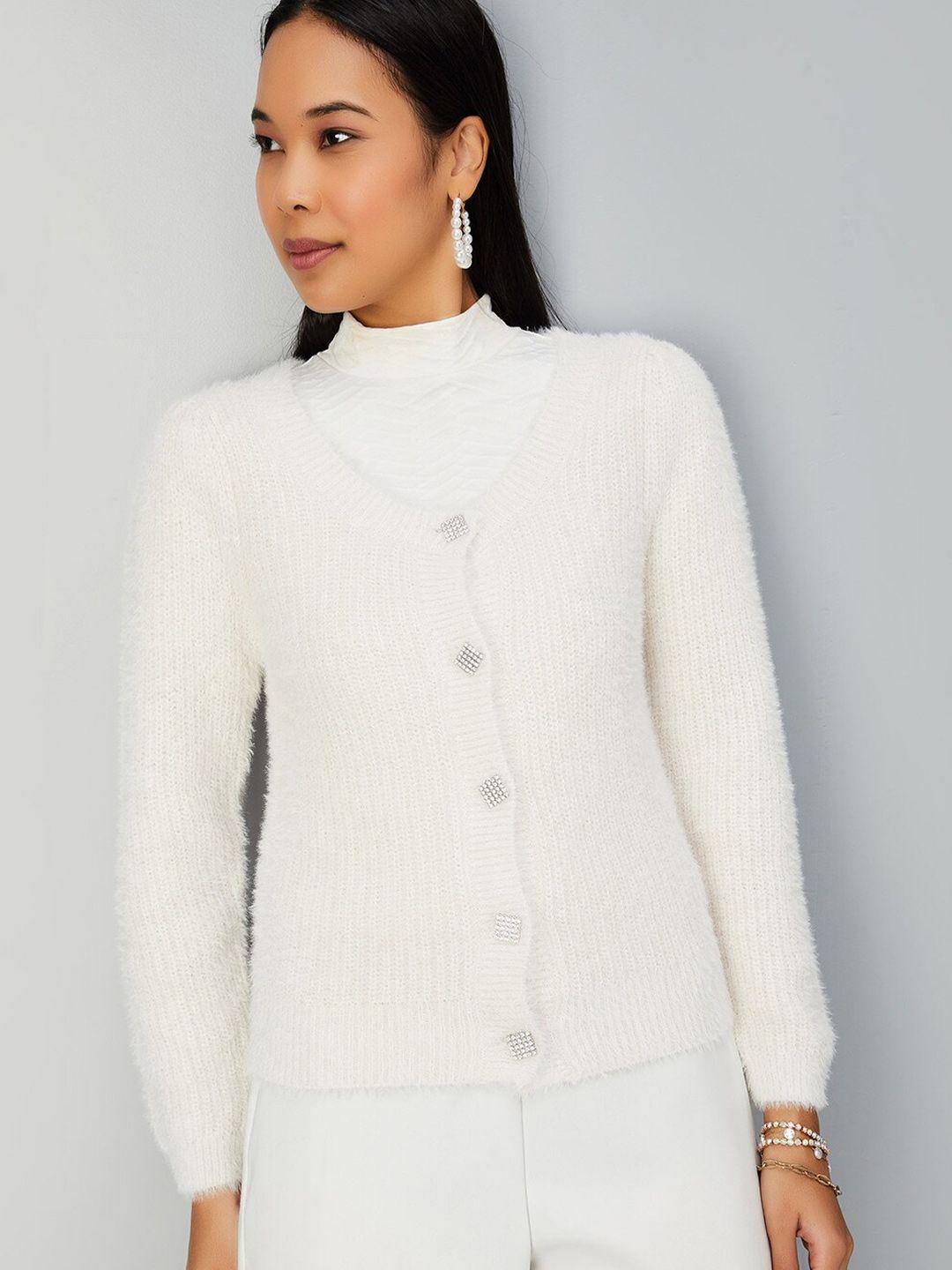 max cable knit cardigan sweater