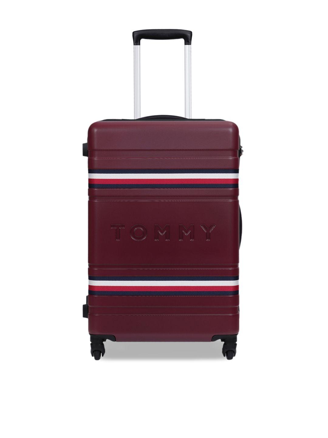 tommy hilfiger hard-sided trolley suitcases 51-100l