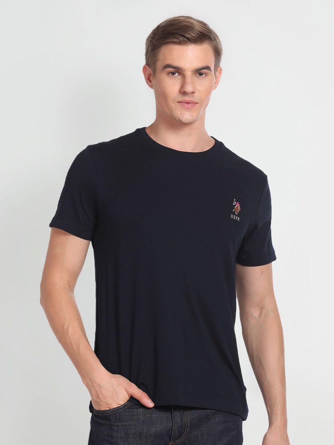 u.s. polo assn. denim co. round neck regular fit cotton t-shirt