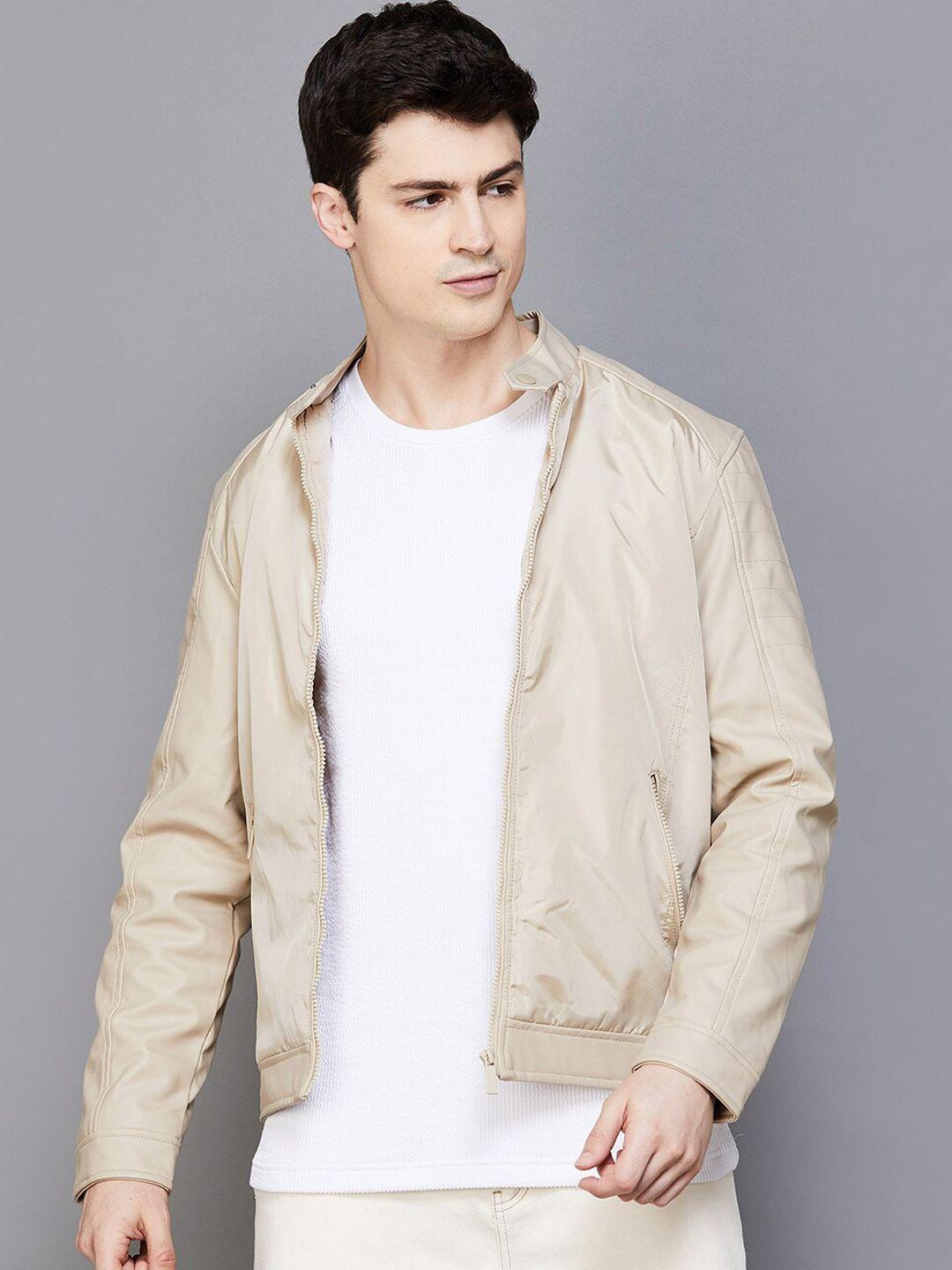 fame forever by lifestyle stand collar bomber jacket